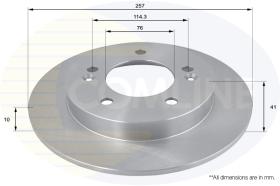 COMLI ADC1099 - COATED BRAKE DISC