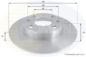 COMLI ADC1103 - BRAKE DISC