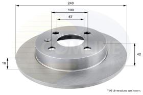 COMLI ADC1106 - COATED BRAKE DISC