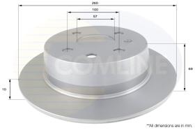 COMLI ADC1119 - BRAKE DISC