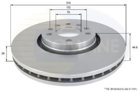 COMLI ADC1135V - BRAKE DISC