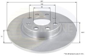 COMLI ADC1140 - COATED BRAKE DISC