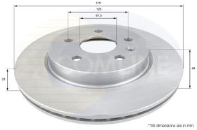 COMLI ADC1144V - COATED BRAKE DISC