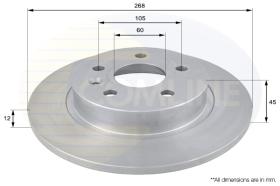 COMLI ADC1152 - COATED BRAKE DISC