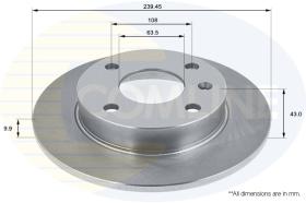 COMLI ADC1203 - BRAKE DISC