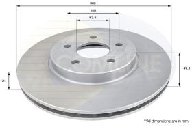 COMLI ADC1215V - COATED BRAKE DISC