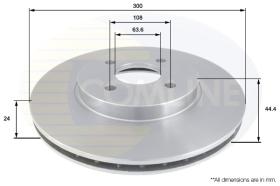 COMLI ADC1220V - COATED BRAKE DISC