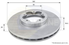 COMLI ADC1232V - COATED BRAKE DISC