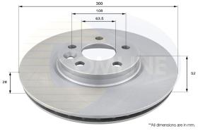 COMLI ADC1237V - COATED BRAKE DISC