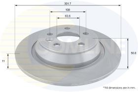 COMLI ADC1240 - COATED BRAKE DISC