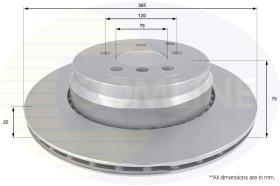 COMLI ADC1262V - COATED BRAKE DISC