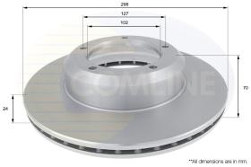 COMLI ADC1311V - COATED BRAKE DISC