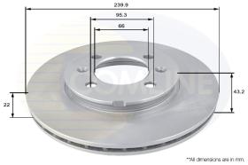 COMLI ADC1313V - BRAKE DISC