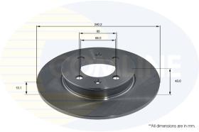 COMLI ADC1317 - BRAKE DISC