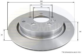 COMLI ADC1324V - COATED BRAKE DISC