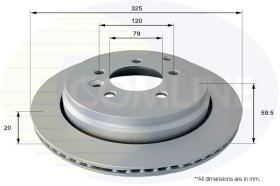 COMLI ADC1325V - COATED BRAKE DISC