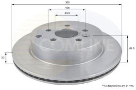 COMLI ADC1327V - BRAKE DISC