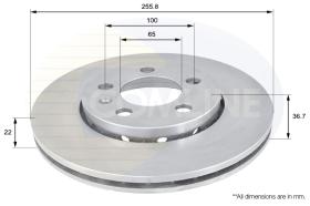 COMLI ADC1407V - COATED BRAKE DISC