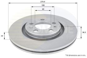 COMLI ADC1408V - COATED BRAKE DISC