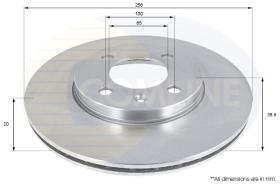 COMLI ADC1410V - COATED BRAKE DISC