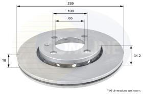 COMLI ADC1413V - BRAKE DISC