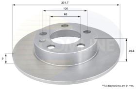 COMLI ADC1414 - COATED BRAKE DISC - SUPERSEDES ADC2994