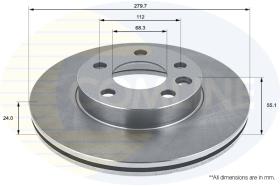 COMLI ADC1421V - BRAKE DISC