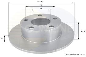 COMLI ADC1427 - COATED BRAKE DISC