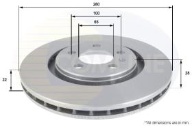 COMLI ADC1428V - BRAKE DISC