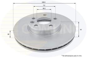 COMLI ADC1430V - COATED BRAKE DISC