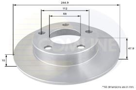 COMLI ADC1437 - BRAKE DISC