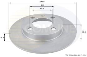 COMLI ADC1439 - BRAKE DISC