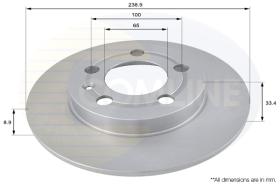 COMLI ADC1443 - BRAKE DISC