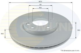 COMLI ADC1451V - COATED BRAKE DISC