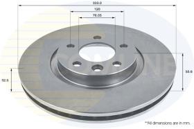 COMLI ADC1452V - COATED BRAKE DISC