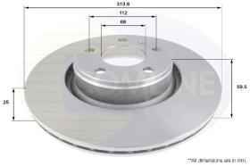 COMLI ADC1470V - COATED BRAKE DISC