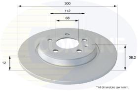 COMLI ADC1478 - COATED BRAKE DISC