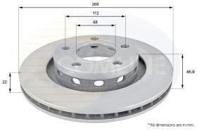 COMLI ADC1481V - BRAKE DISC