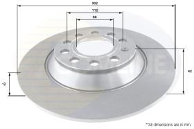 COMLI ADC1482 - COATED BRAKE DISC