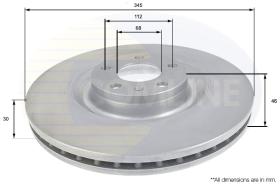 COMLI ADC1484V - COATED BRAKE DISC