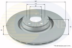 COMLI ADC1490V - COATED BRAKE DISC