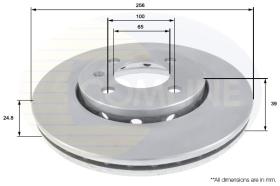 COMLI ADC1496V - BRAKE DISC