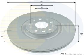 COMLI ADC1498V - COATED BRAKE DISC