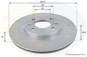 COMLI ADC1510V - BRAKE DISC