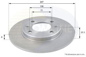 COMLI ADC1512 - COATED BRAKE DISC