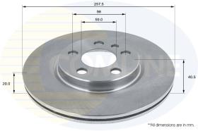 COMLI ADC1513V - COATED BRAKE DISC