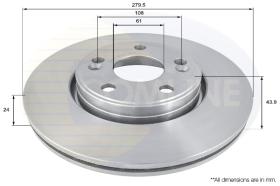 COMLI ADC1516V - BRAKE DISC