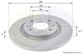 COMLI ADC1521 - COATED BRAKE DISC