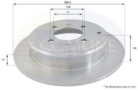 COMLI ADC1524 - BRAKE DISC