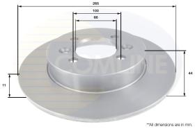 COMLI ADC1527 - COATED BRAKE DISC